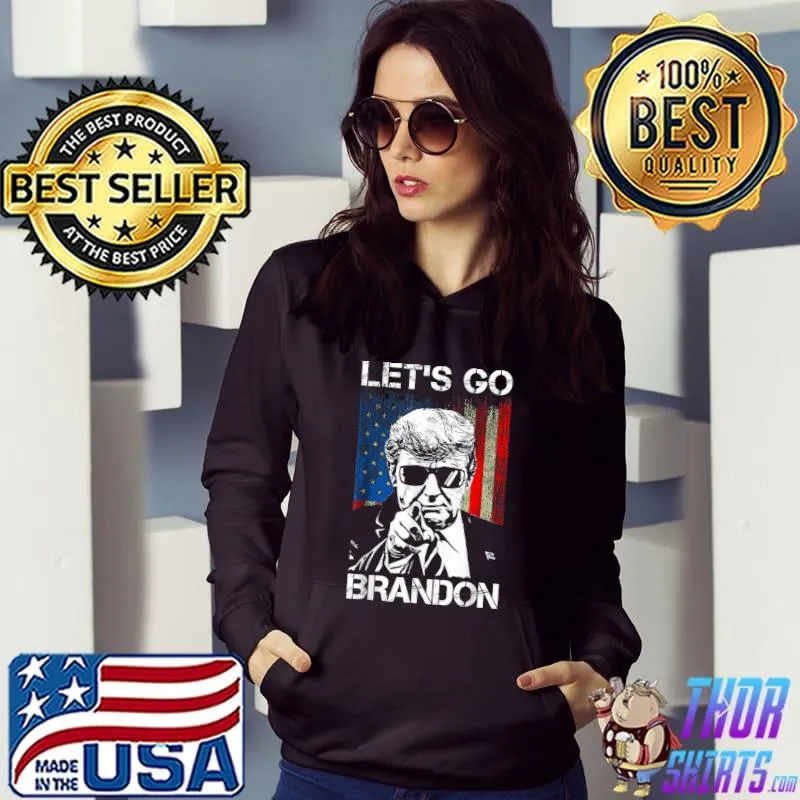 Nice Let's Go Branson Brandon Trump Conservative Anti Liberal T-Shirt Hoodie