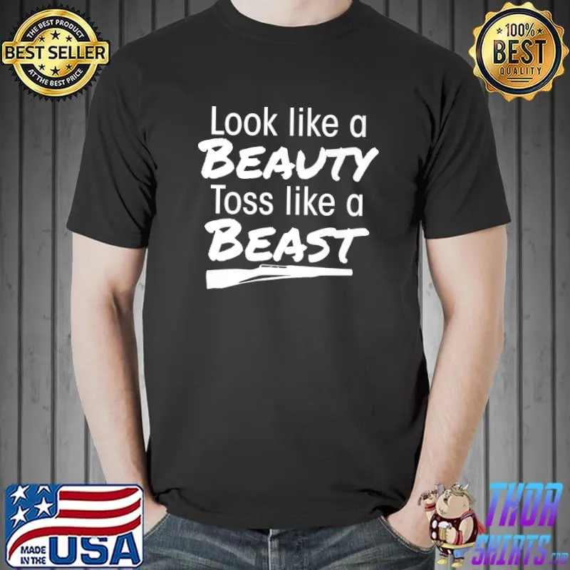 Nice Look like a Beauty and Toss like a Beast Color Guard Member Premium T-Shirt