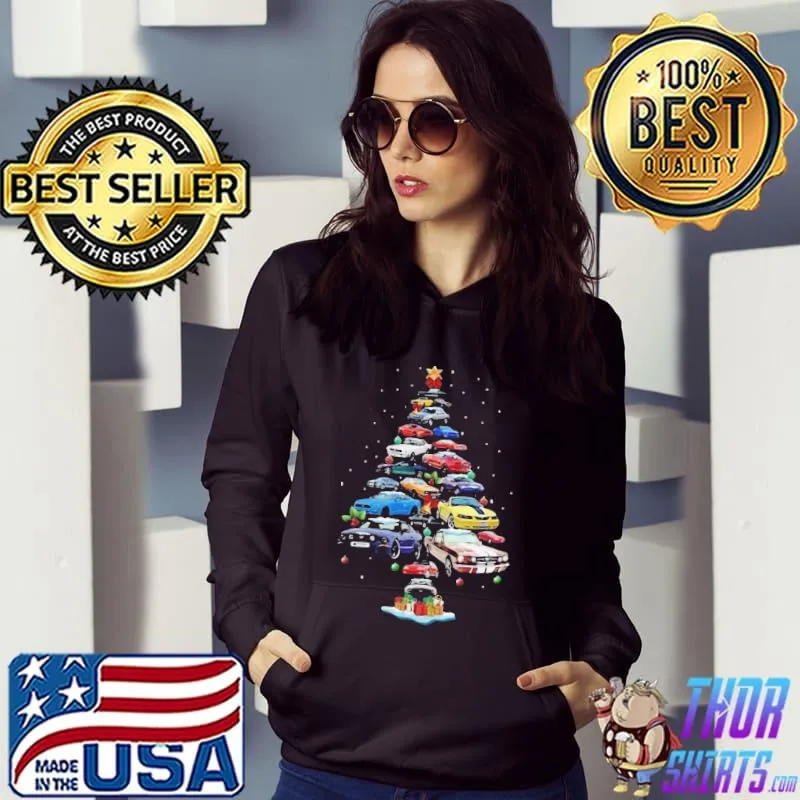 Nice Mustang Car Christmas Tree Shirt