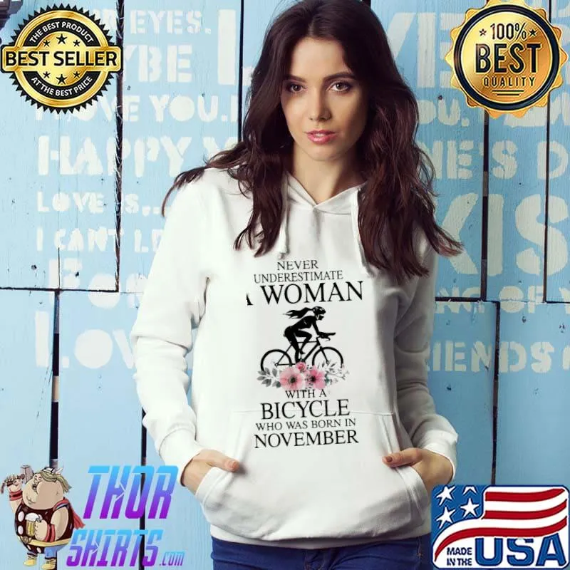 Nice Never Underestimate A Woman With A Bicycle Shirt