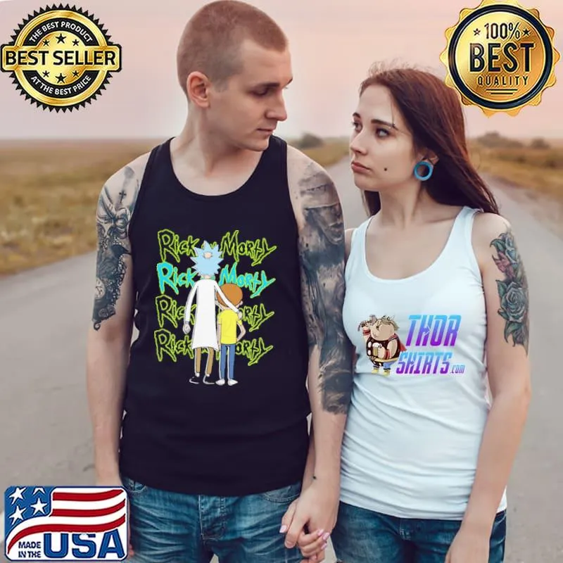 Nice Official Rick And Morty Simple Shirt Tank Top