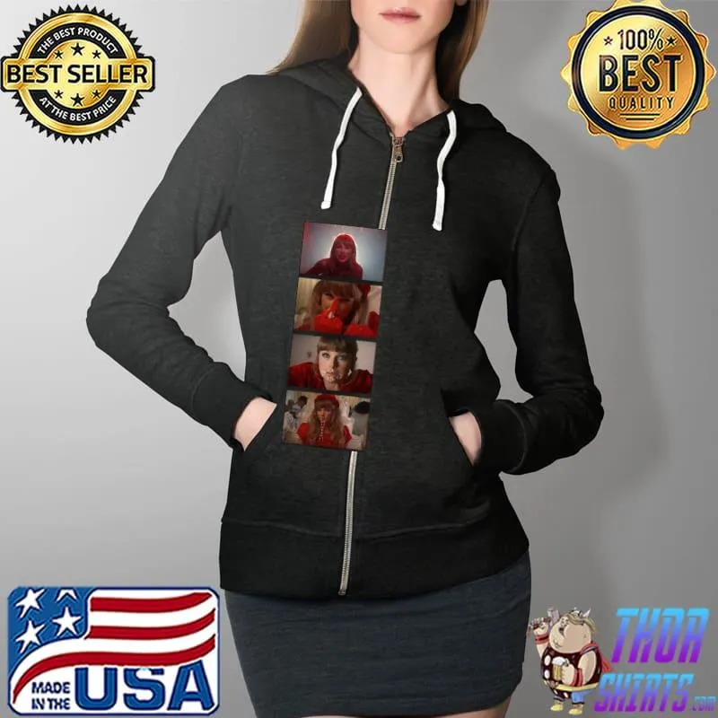 Nice Taylor Swift I Bet You Think About Me Mv Unisex T-Shirt Full Zip Hooded