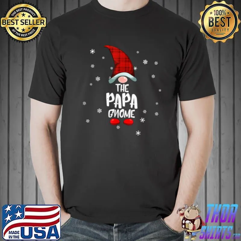 Nice The Papa Gnome Family Christmas Pajama The Papa Gnome T Shirt