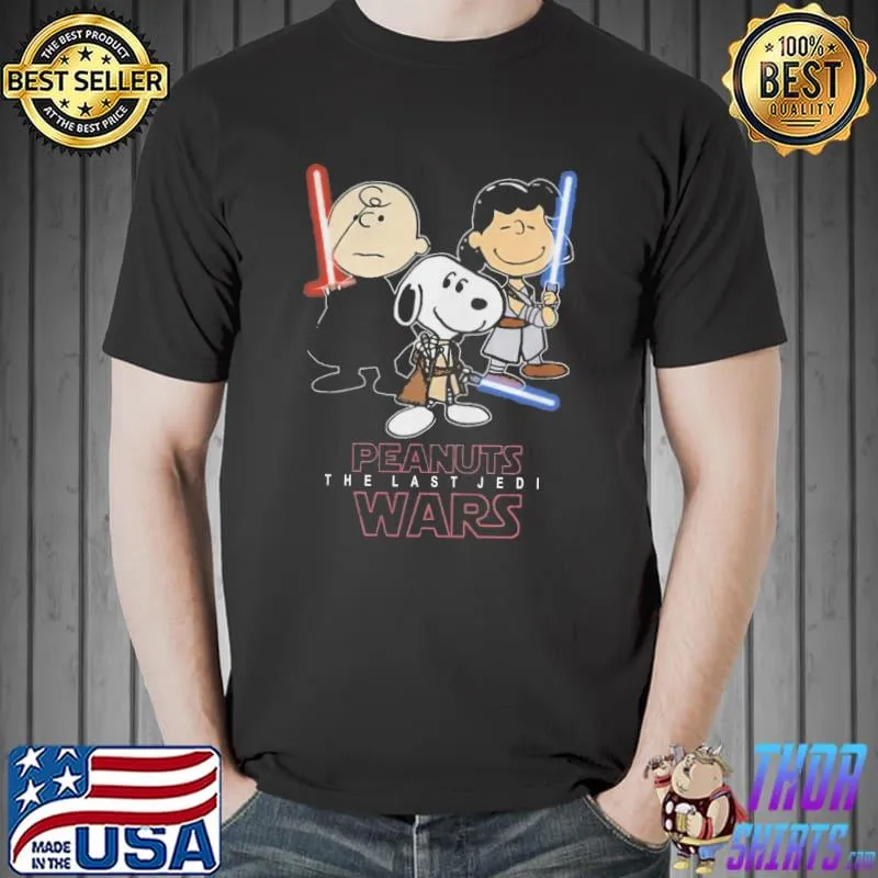 Nice Top Snoopy Peanuts The Last Jedi Star Wars Shirt Unisex