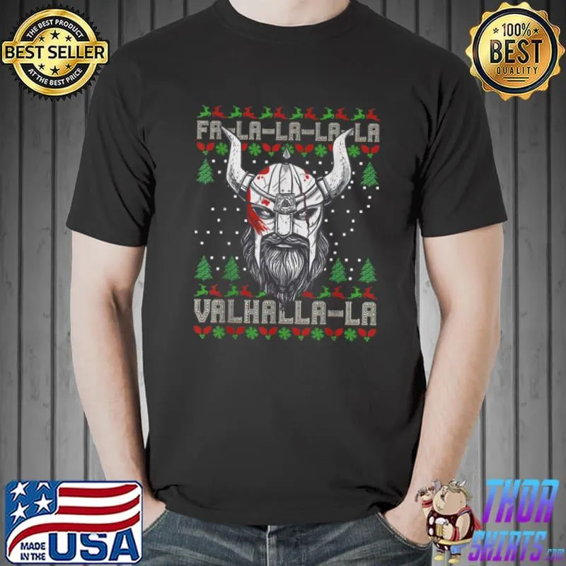 Nice Viking Pagan Christmas Viking Nordic Valhalla T Shirt Unisex