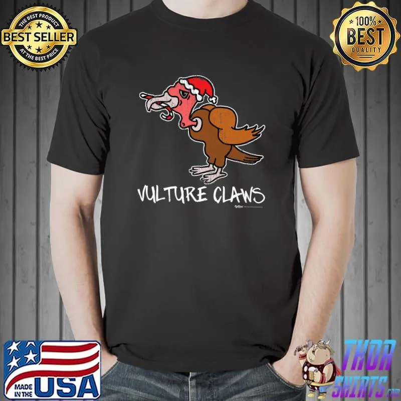 Nice vintage Vulture Claws Turkey Anti Christmas Design Premium T-Shirt Unisex