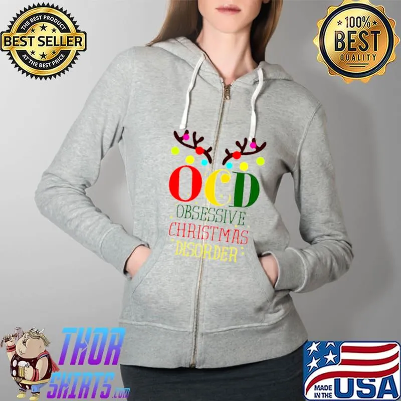 OCD obsessive christmas disorder s Full Zip Hooded