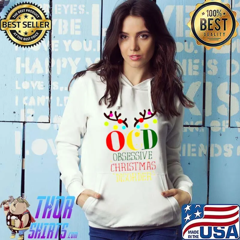 OCD obsessive christmas disorder shirt