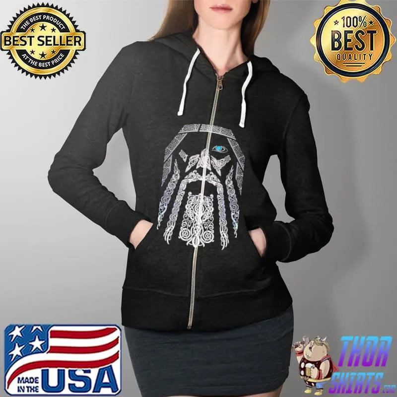 Odin Eyes Shirt Full Zip Hooded
