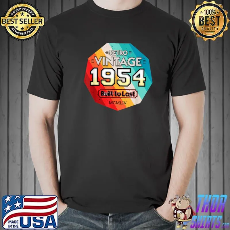 Official 1954 Birthday Vintage 67th 68th Retro T-Shirt Unisex