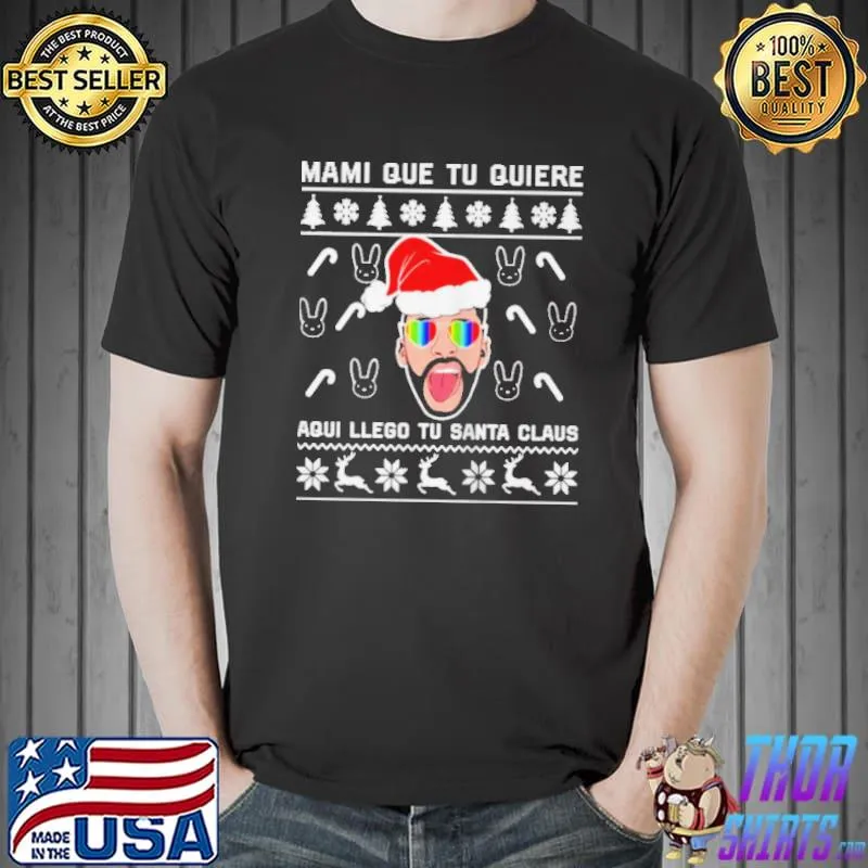 Official Bad bunny mamI que tu quiere christmas Unisex