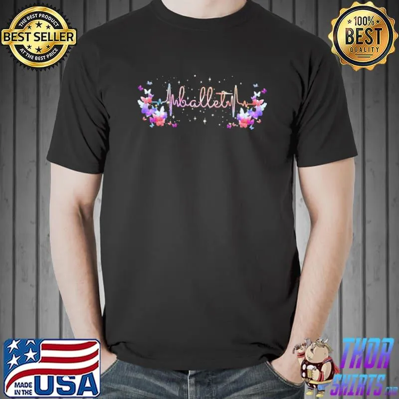 Official Ballet Heart Beat Butterfly Shirt