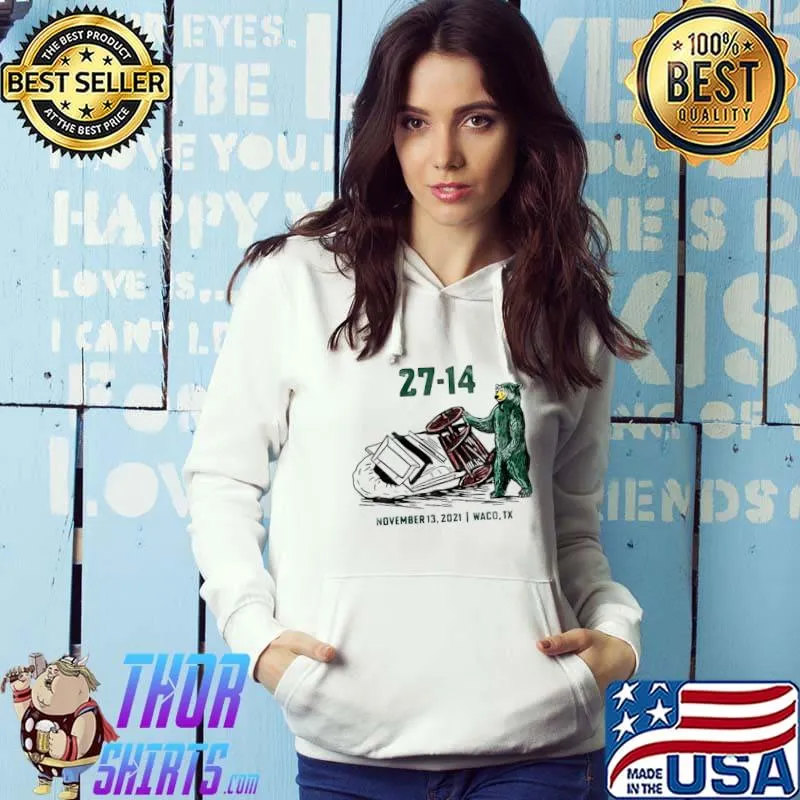 Official Bear 27 14 november 13 2021 Waco Tx Oklahoma’s Hoodie