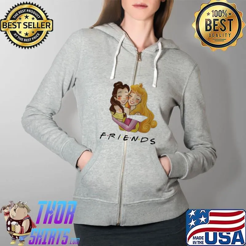 Official Belle And Aurora Friends s Full Zip Hooded