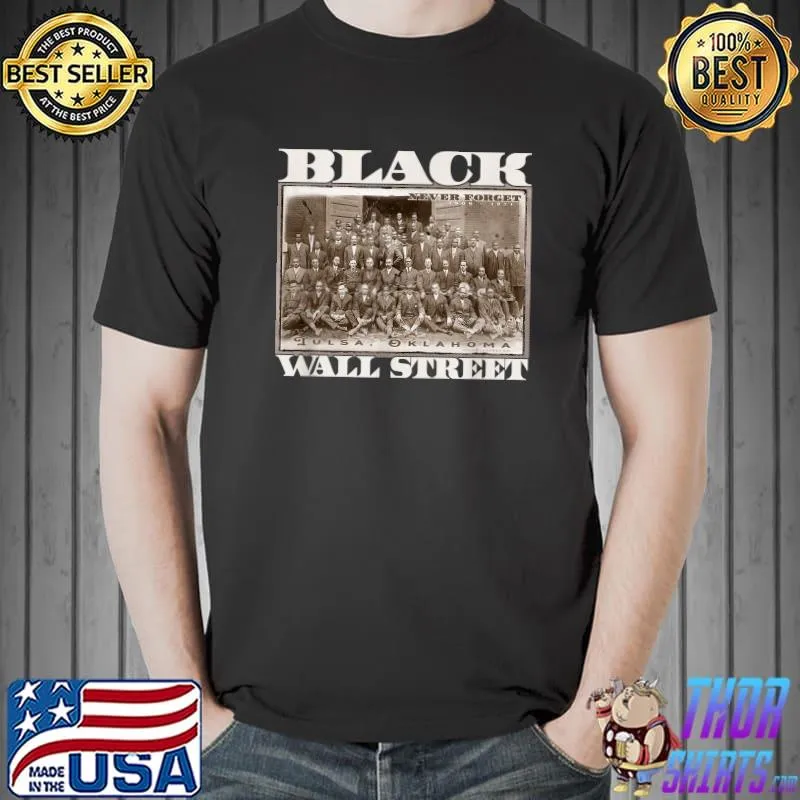 Official Black Wall Street Black Business Vintage Black History Month T-Shirt