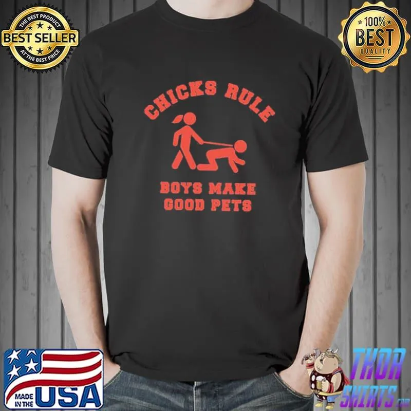 Official Boys Make Good Pets Girl Rule Unisex T-Shirt Unisex