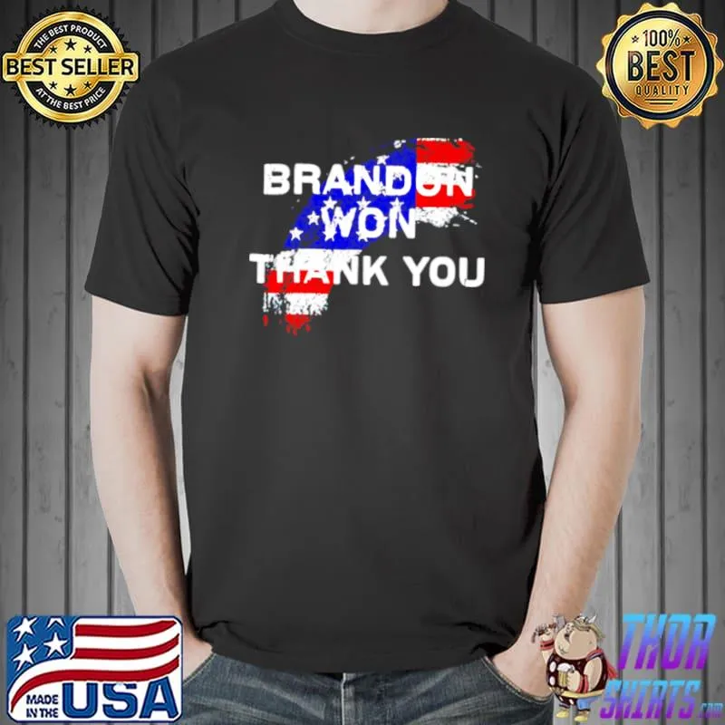 Official brandon won thank you s Unisex