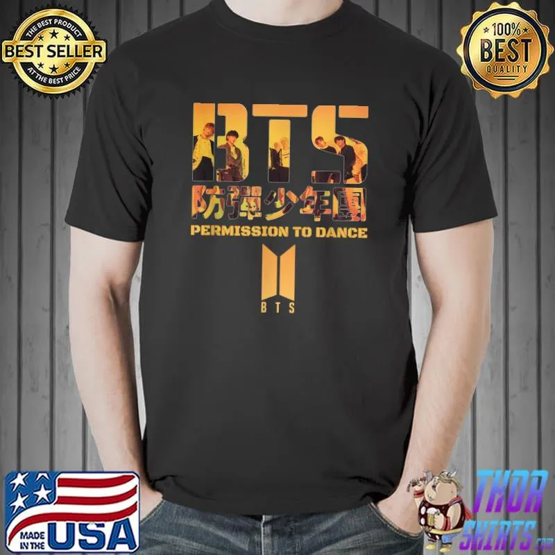 Official BTS Permission To Dance BTSPTD T-Shirt Unisex