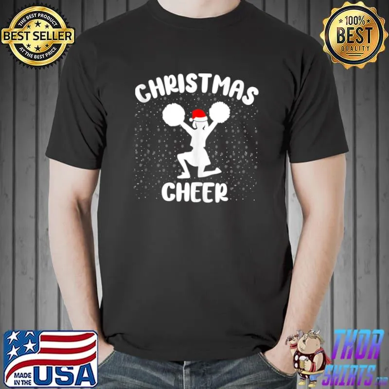 Official christmas Cheer Ho Ho Ho Cheerleading Dance Xmas Season T-Shirt Unisex