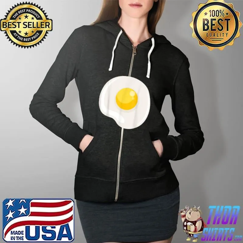 Official Christmas Egg Omelette Costume Shirt for Kids, Men, Women T Shirt Full Zip Hooded