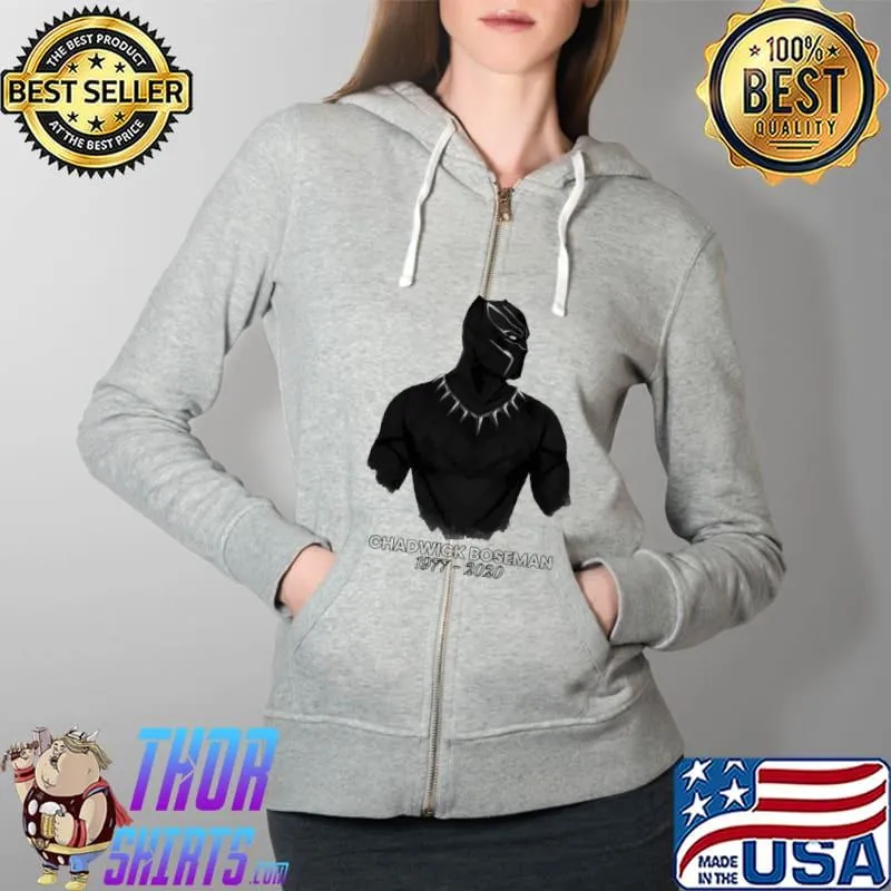 Official Formal RIP Black Panther’s Chadwick Boseman Shirt Full Zip Hooded