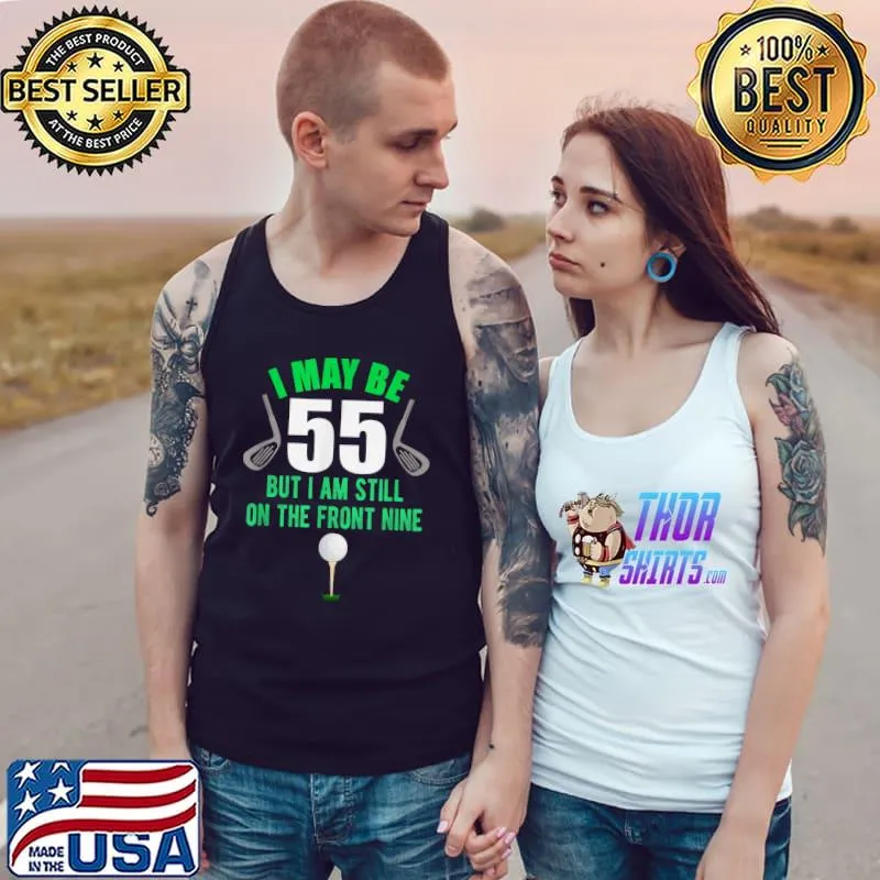 Official funny 55th Golf Birthday Shirt 55 Year Old Birthday Golfing T-Shirt Tank Top