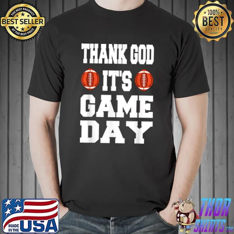 Official Game Day Jesus and Football Player Fan Sports T Shirt