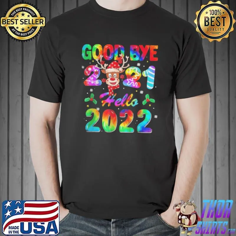 Official goodbye 2021 hello 2022 merry christmas happy new year 2022 s Unisex