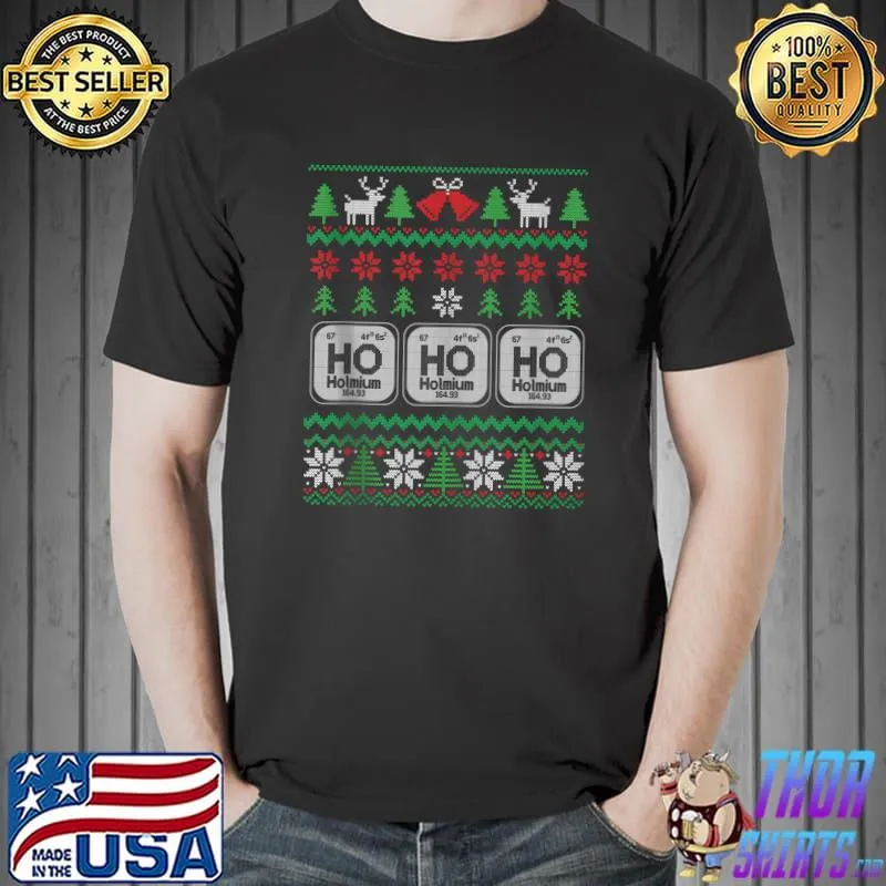 Official ho Holium Christmas New Year T-Shirt Unisex