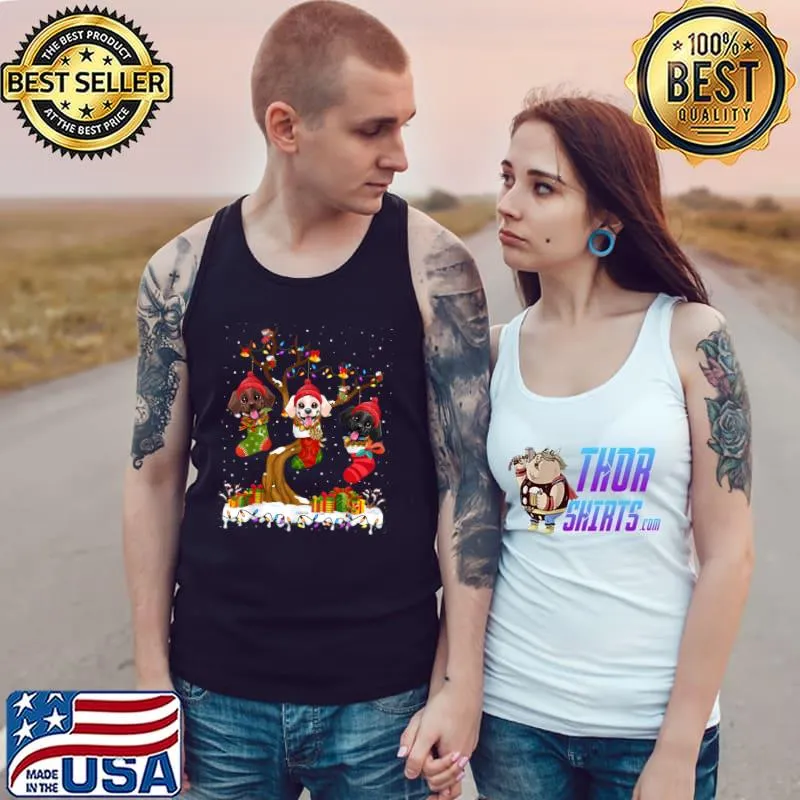 Official Italian Corso Dog In Socks Christmas T Shirt Tank Top