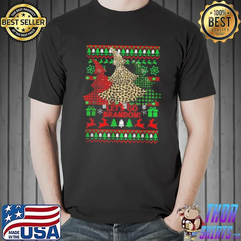 Official Let's go Biden pro America red plaid christmas tree Unisex