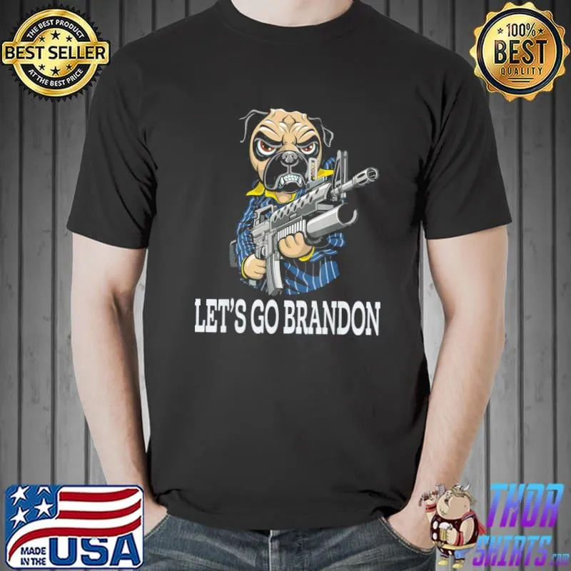 Official Let’s Go Brandon Pug Dog Ugly Christmas Sweater T-Shirt Unisex