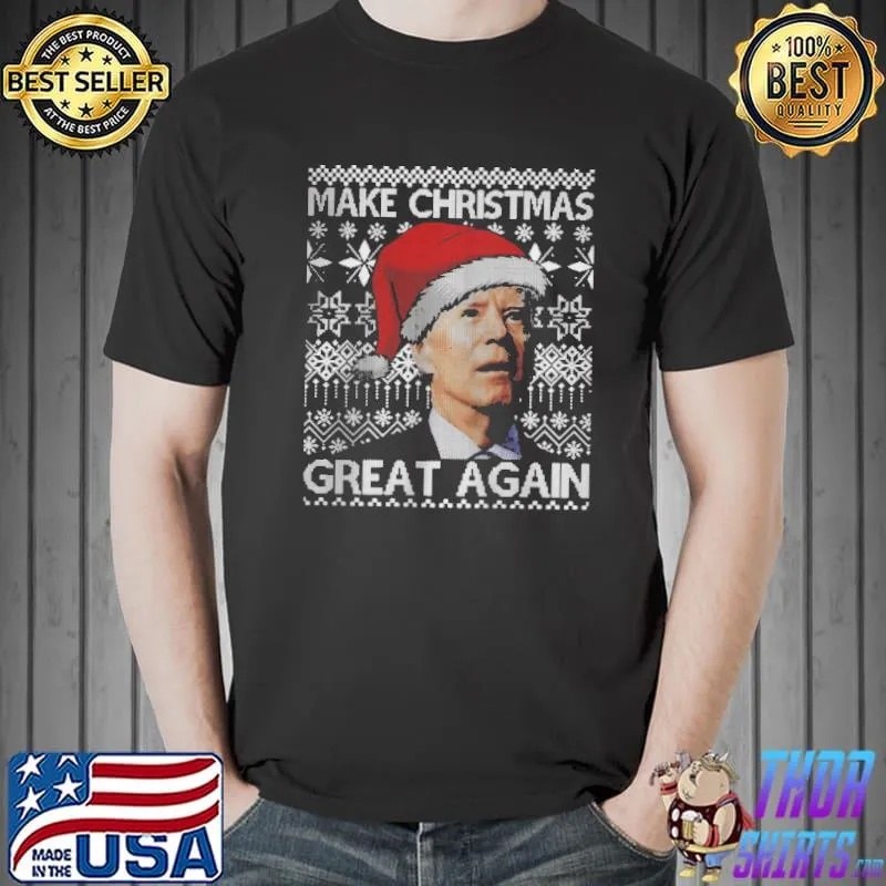 Official Make christmas great again antI Biden ugly christmas Unisex