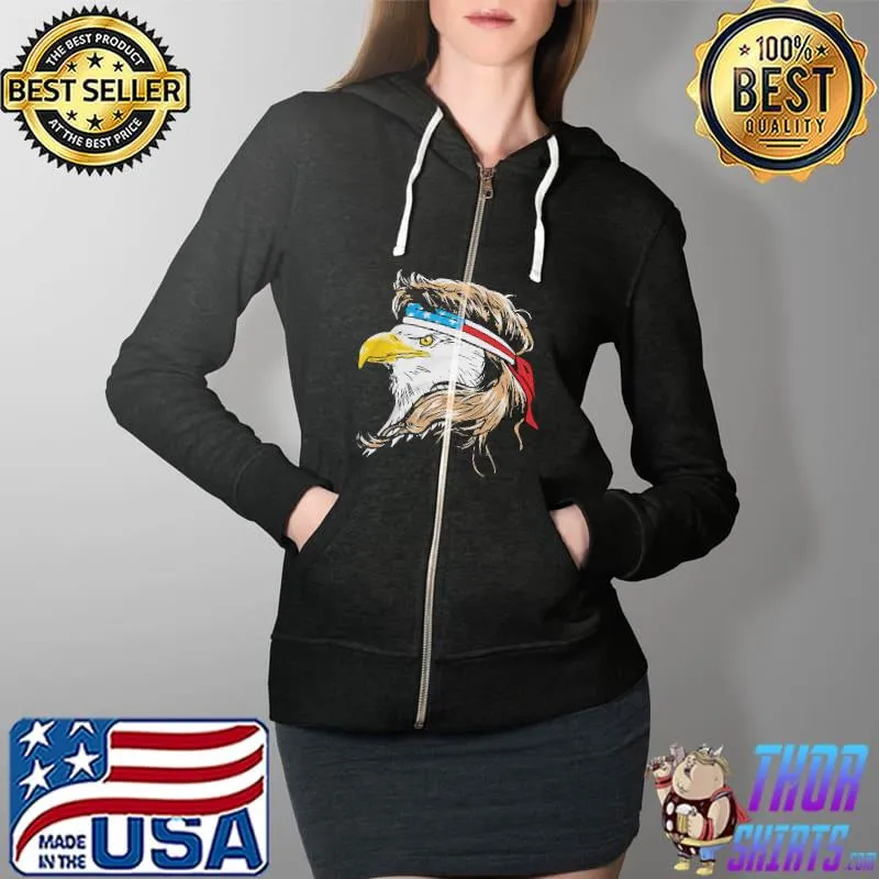 Official Merican Eagle Shirt Full Zip Hooded