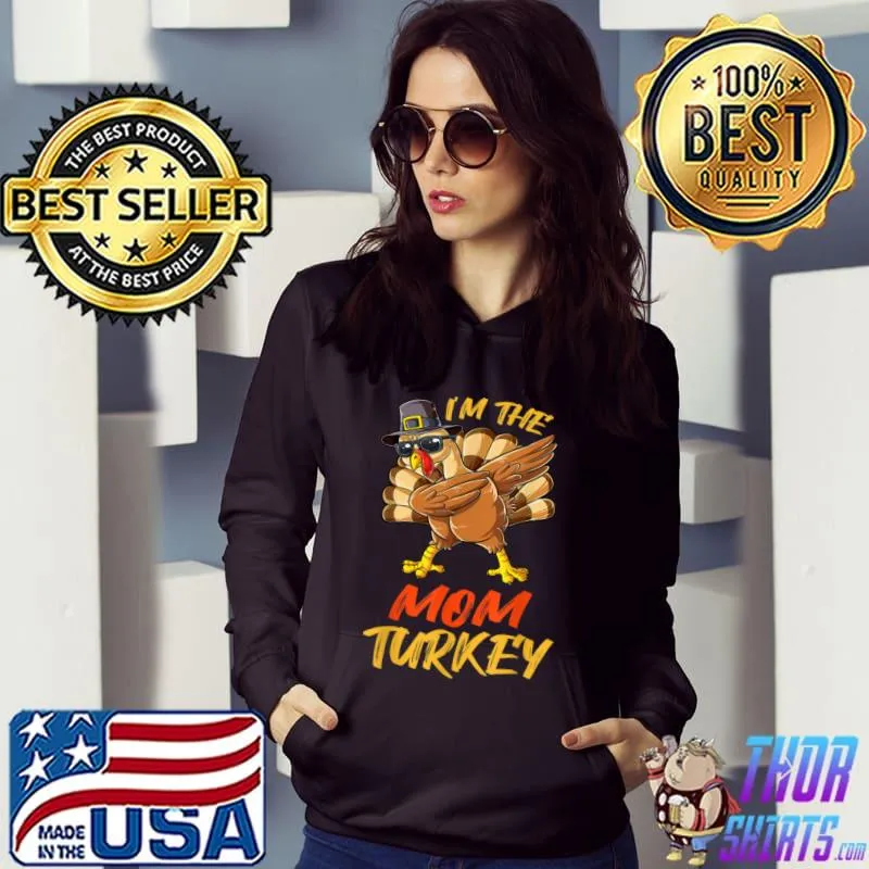 Official Mom Turkey Matching Family Group Thanksgiving Party Pajama T Shirt
