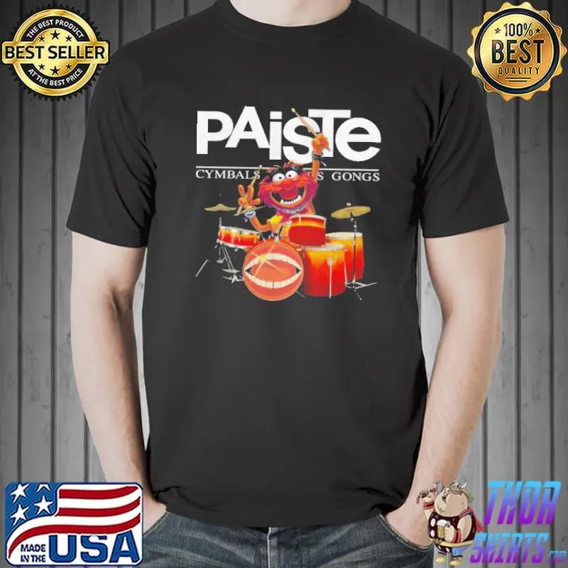 Official Muppets Animal Playing Drum Paiste Cymbals Sounds Gongs s Unisex