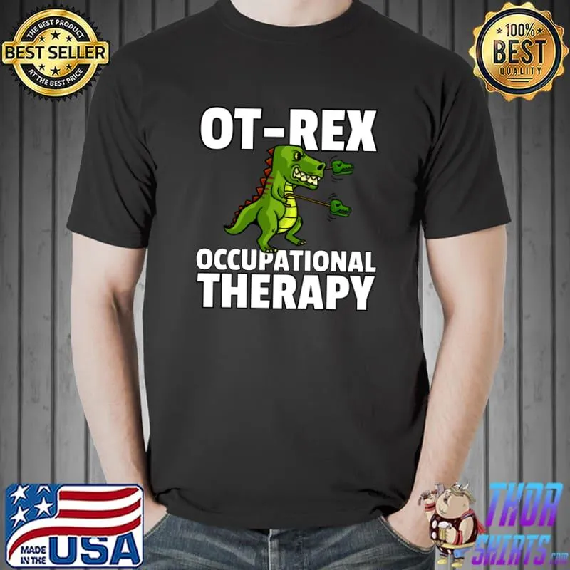 Official OT Rex Unstoppable Occupational Therapy Therapist T Rex Long Sleeve T-Shirt Unisex