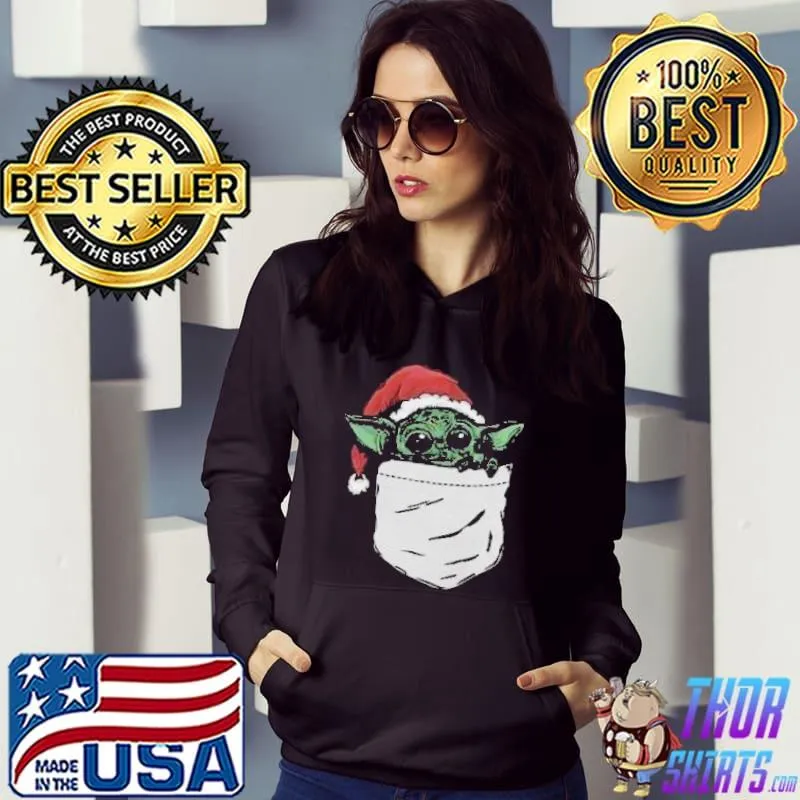 Official Santa Yoda Pocket Christmas Shirt