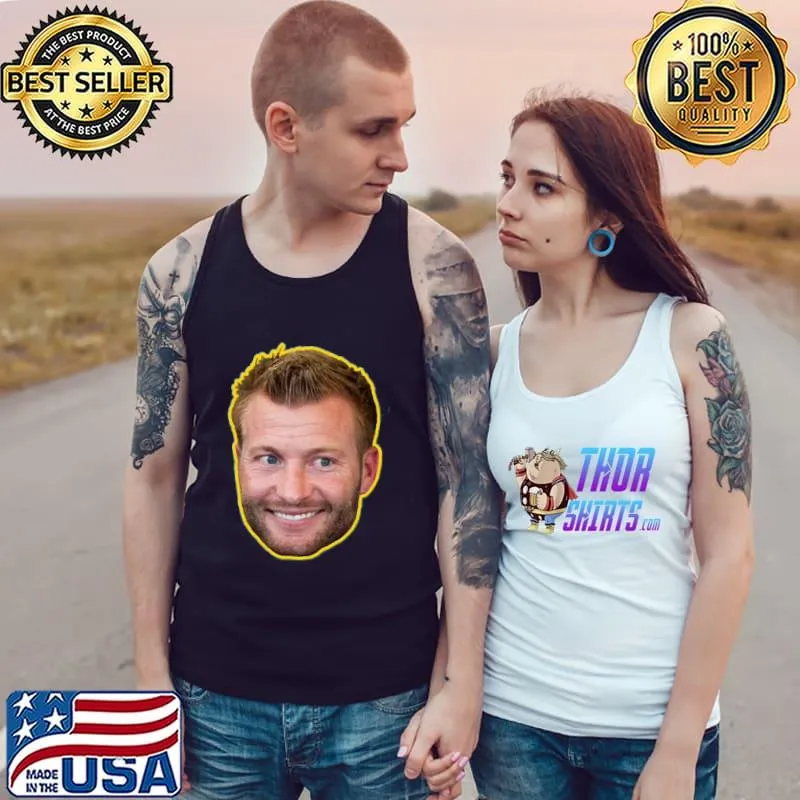 Official Sean Mcvay Los Angeles Football Shirt Tank Top
