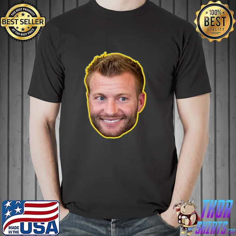 Official Sean Mcvay Los Angeles Football Shirt Unisex