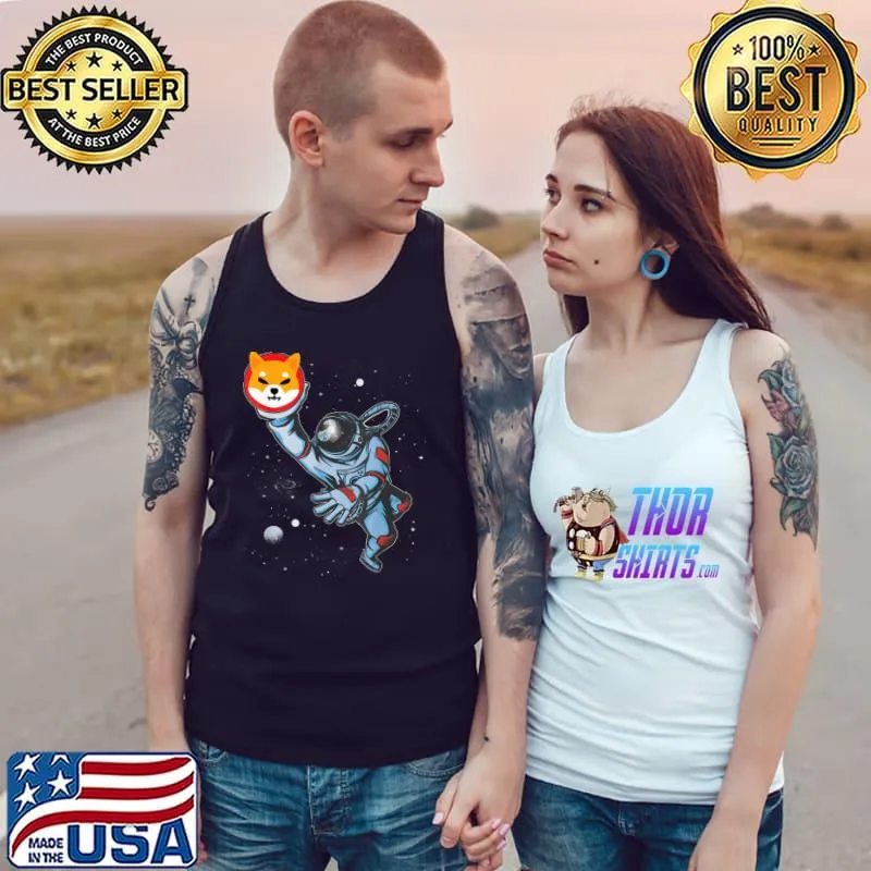Official Shiba Inu Crypto Coin Cryptocurrency To The Moon T-Shirt Tank Top