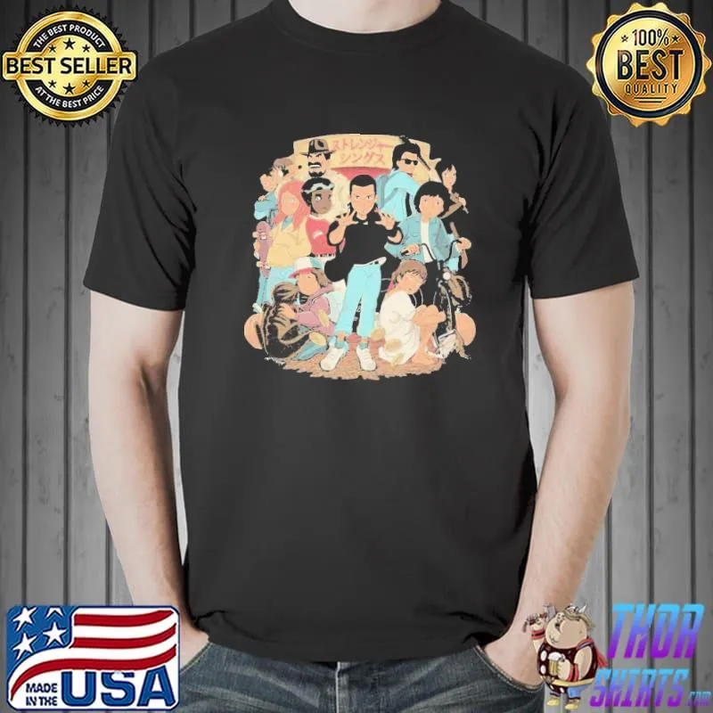 Official Stranger Things And Studio Ghibli Shirt Unisex
