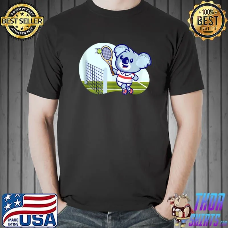 Official Tennis kids Koala I funny animals Sports T-Shirt Unisex