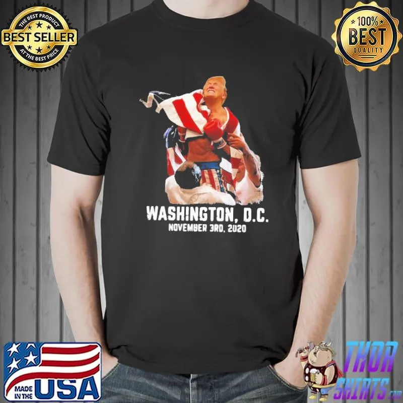Official Trump Boxing Washington DC November 3RD 2020 Shirt Unisex