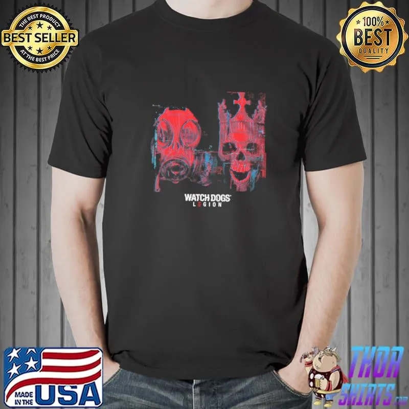 Official Watch Dogs Legion Skull Unisex T-Shirt