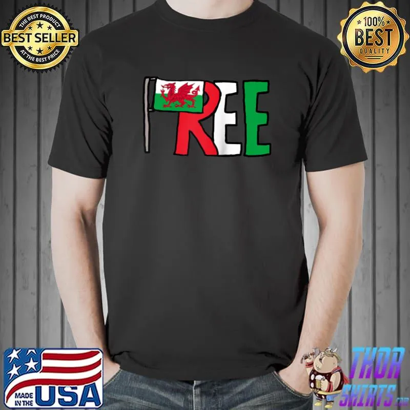 Official Welsh Independence Free Wales T-Shirt Unisex