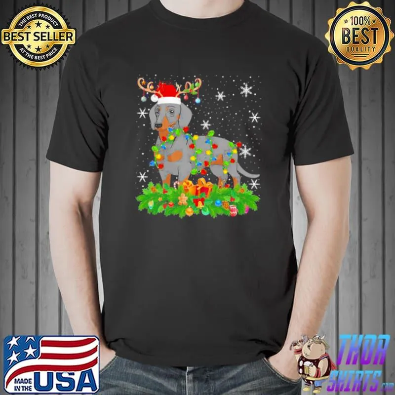 Official Wiener Dachshund Reindeer Wiener Dachshund Christmas Shirt Unisex