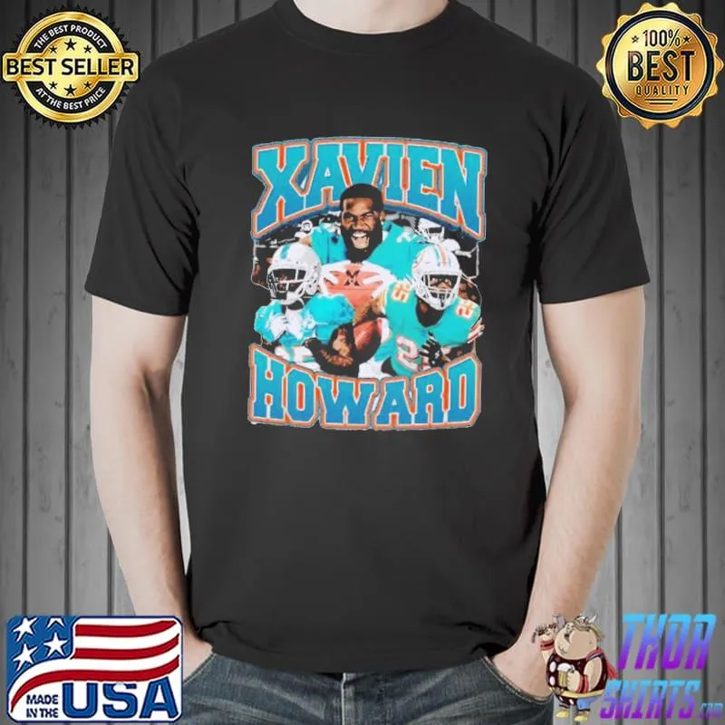 Official Xavien Howard Miami Dolphins AFC Defensive Player Unisex T-Shirt Unisex