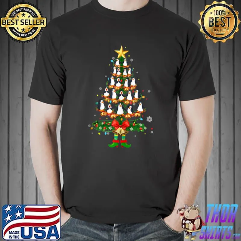 Official xmas Ornament Decor Cute Penguin Merry Christmas Tree T-Shirt Unisex