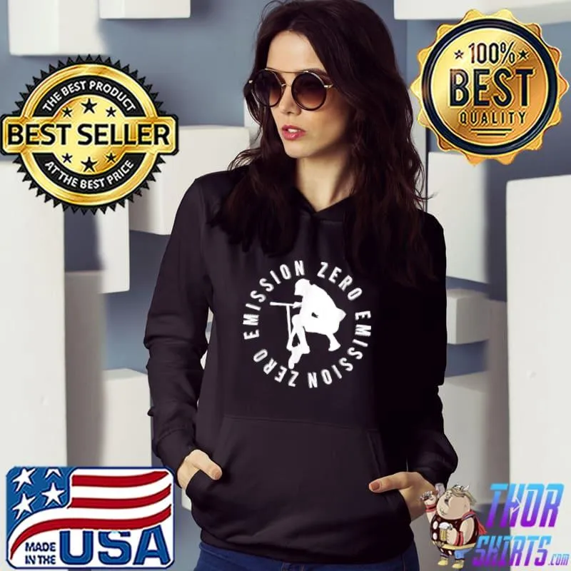 Official Zero Emission Scooter Rider Scootering Extreme Sports Trick T Shirt